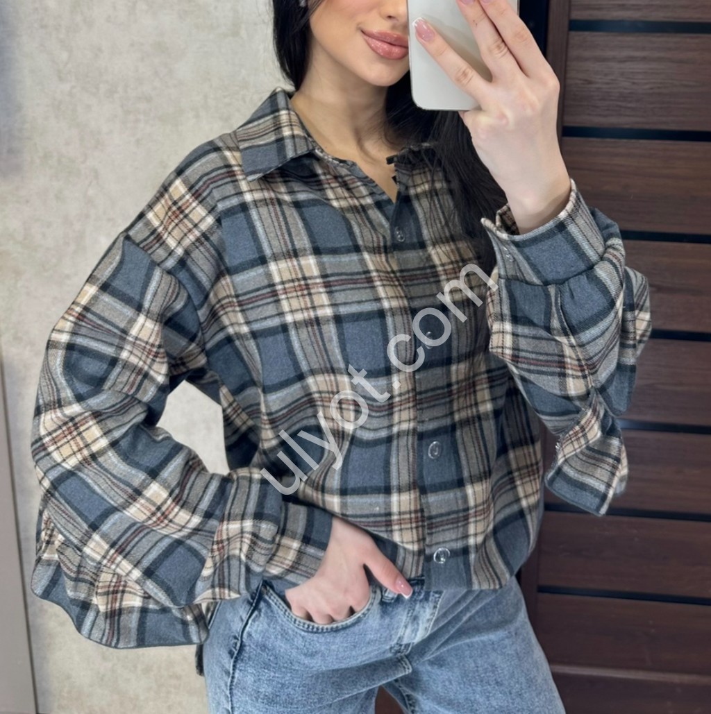 СОРОЧКА (42-52) СІРИЙ 9