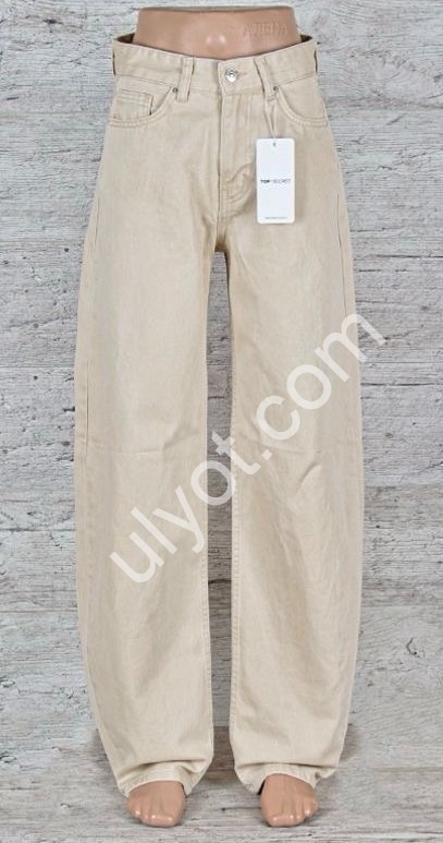 ДЖИНСЫ TOP SHOP (25-32) БЕЖ 2609
