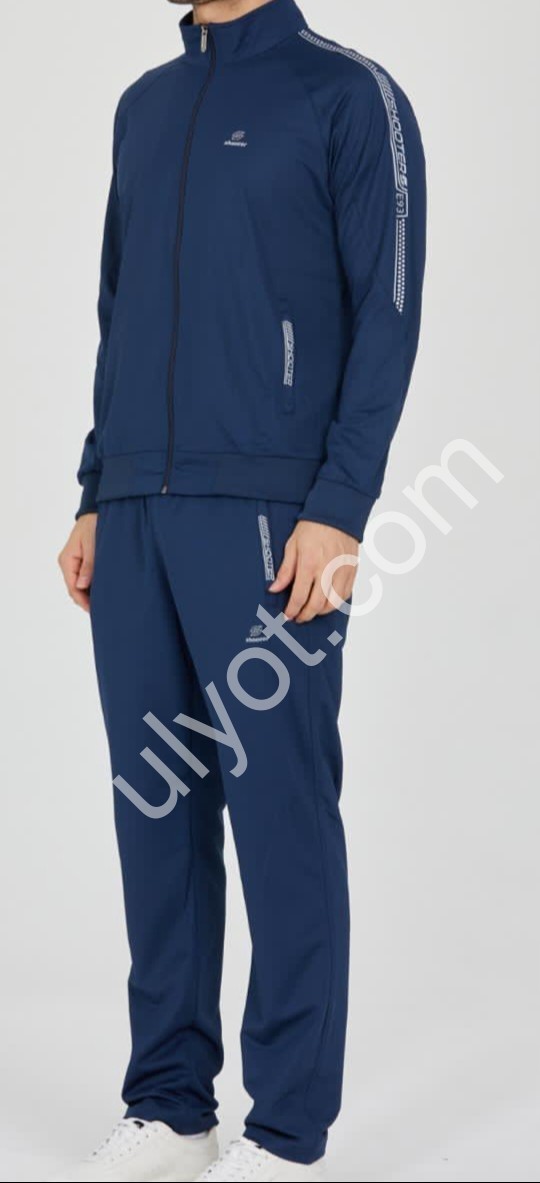 СПОРТ.КОСТЮМ SHOOTER (M-3XL) ПРЯМОЙ Т.СИНИЙ 70015