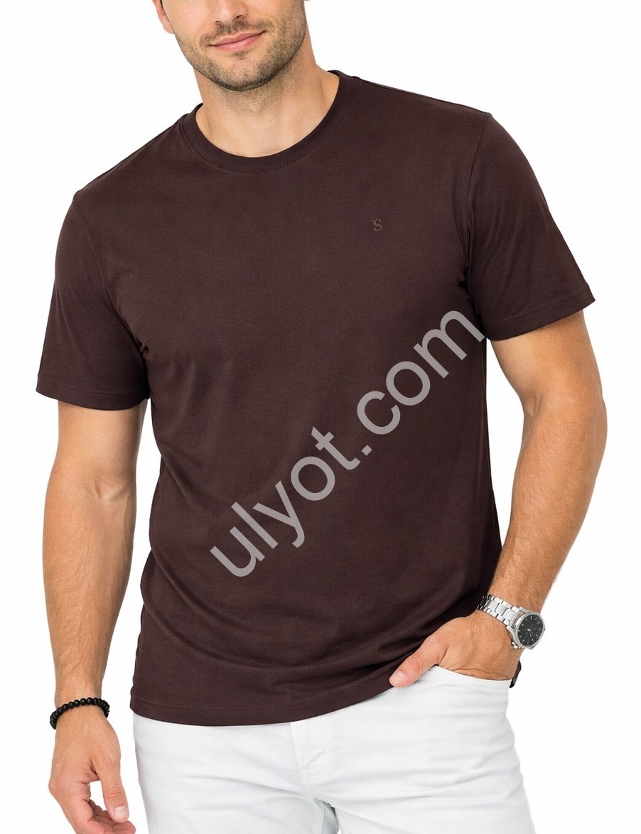 ФУТБОЛКА VIP STONES (3XL-6XL) ШОКОЛАД 2100