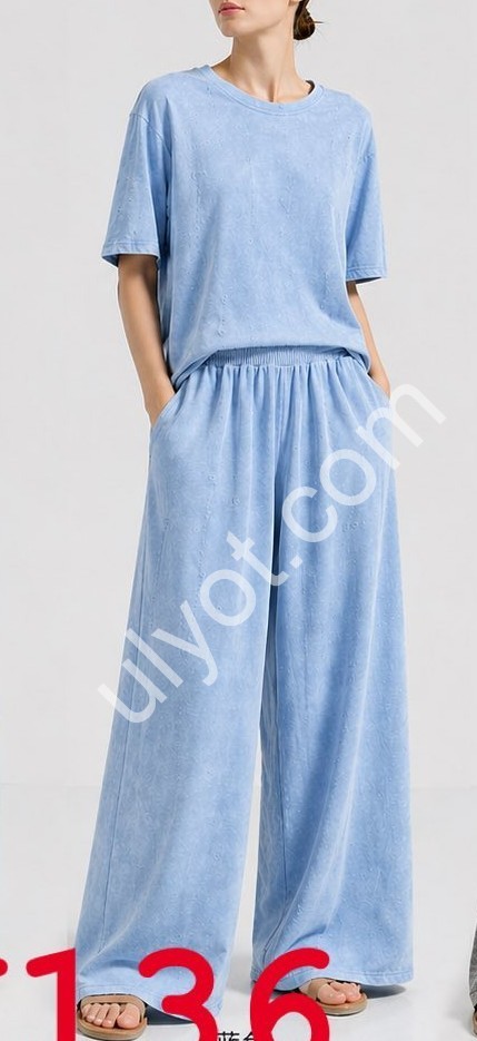 КОСТЮМ (44-50) ГОЛУБОЙ 136