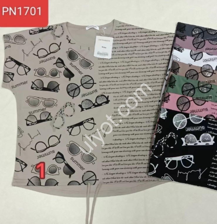 ФУТБОЛКА (ONE SIZE 50-54) МИКС PN1701