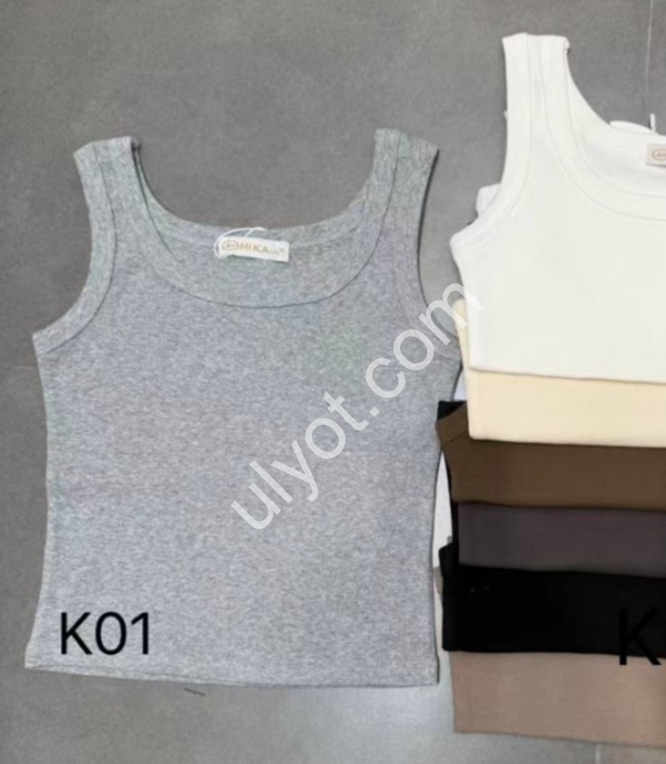 МАЙКА KISS (ONE SIZE 42-46) МІКС K01