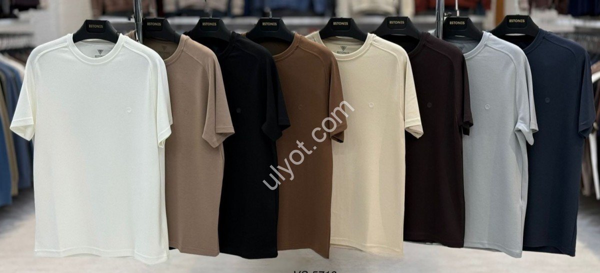ФУТБОЛКА VİP STONES (M-2XL) ШОКОЛАД VS-5710