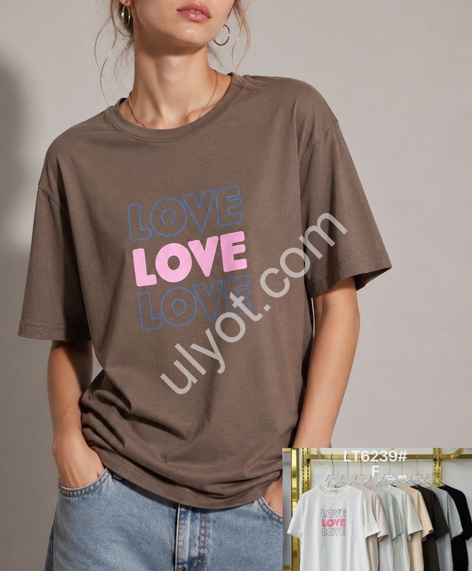 ФУТБОЛКА (ONE SIZE 54-56) МИКС LT6239