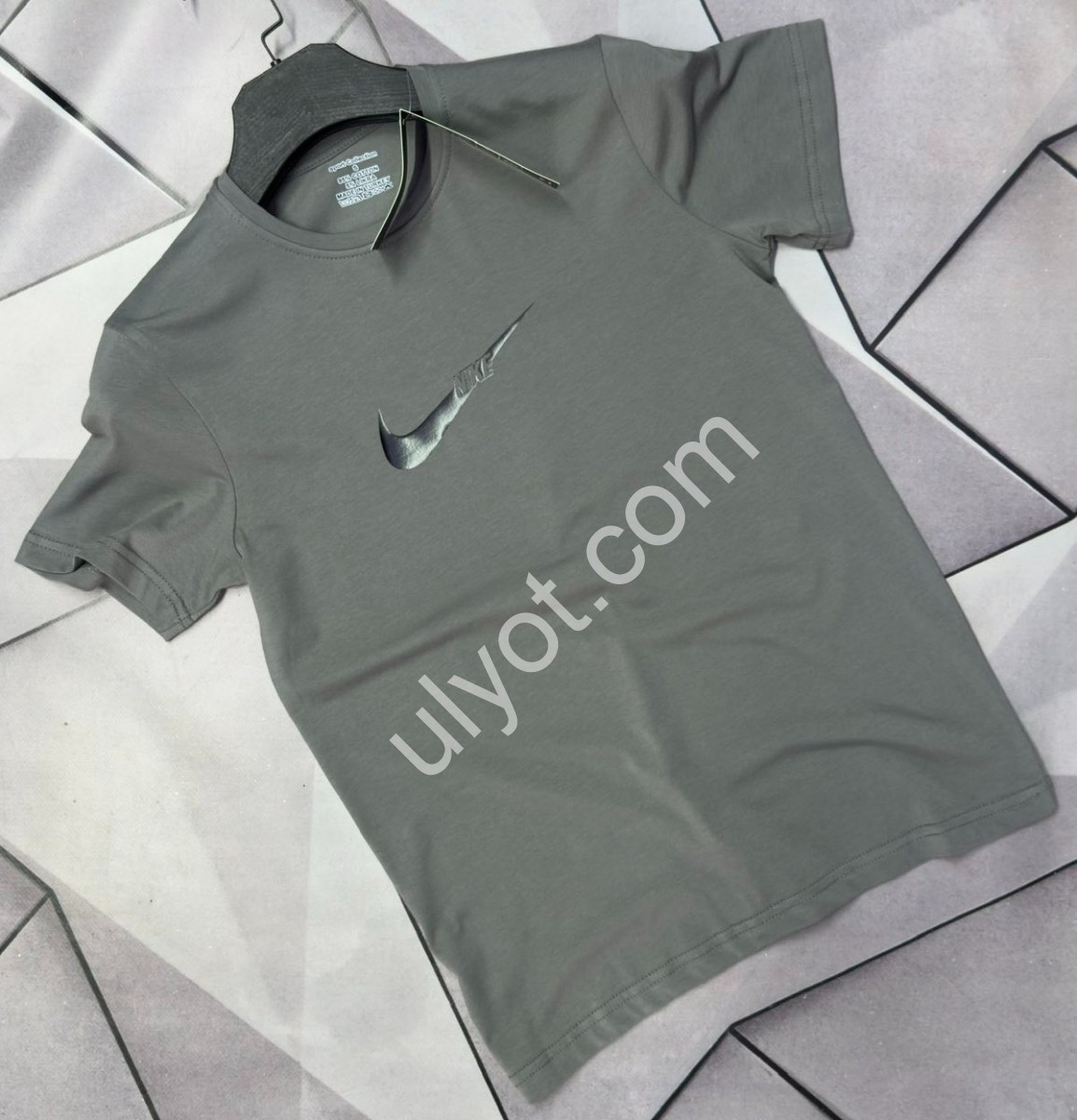 ФУТБОЛКА N02 (S-2XL) СЕРЫЙ 