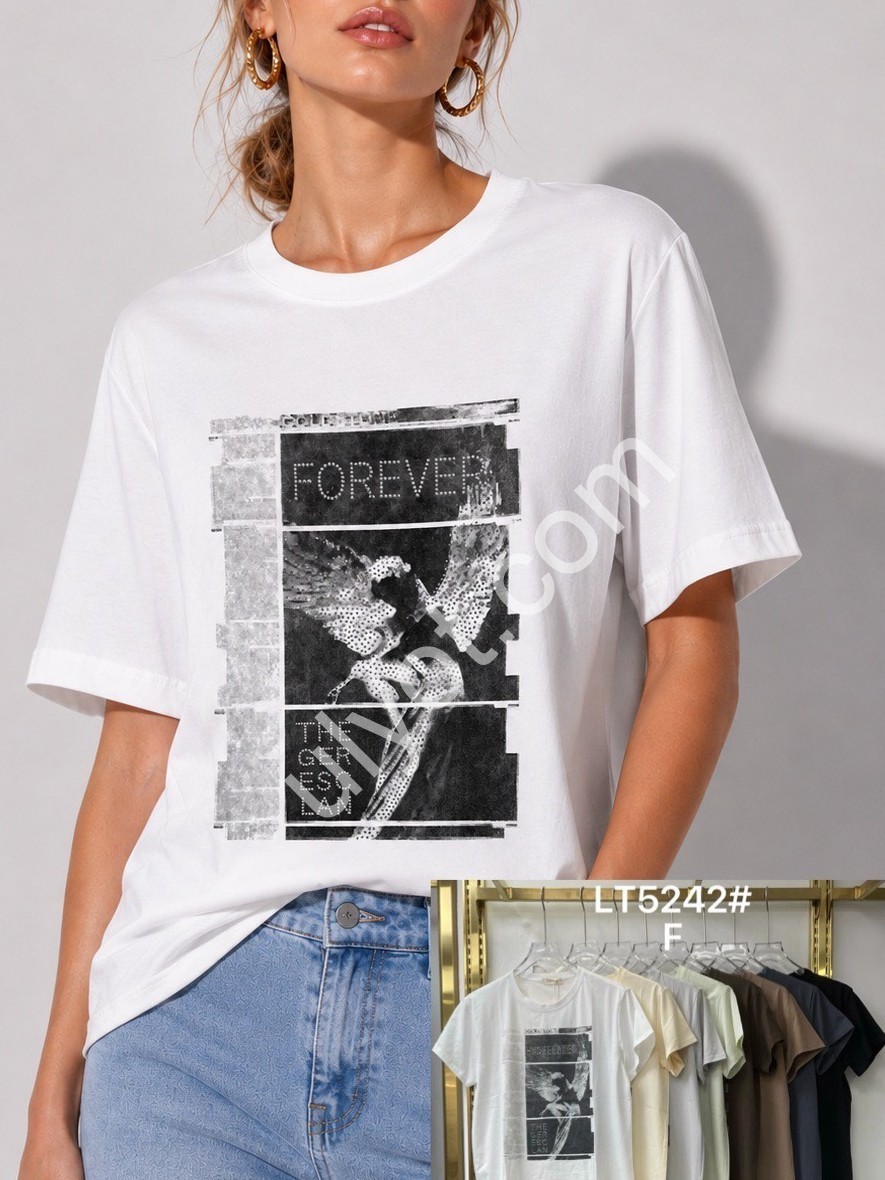 ФУТБОЛКА (ONE SIZE 50-52) МИКС LT5242