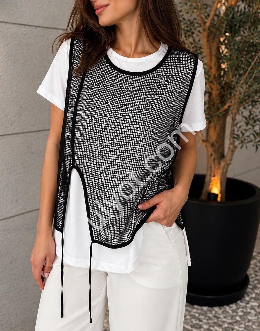 ФУТБОЛКА+СЕТКА (ONE SIZE) МИКС FB011