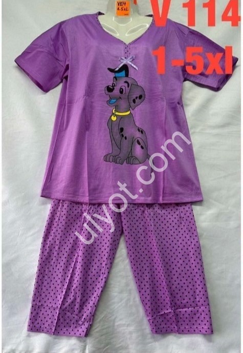 ПИЖАМА (XL-5XL) МИКС V114