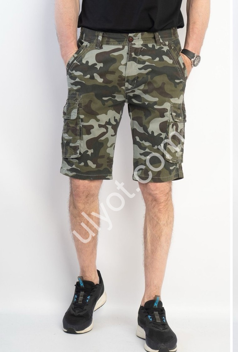 ШОРТЫ LS JEANS (30-38) СЕРЫЙ+ХАКИ 9230-2