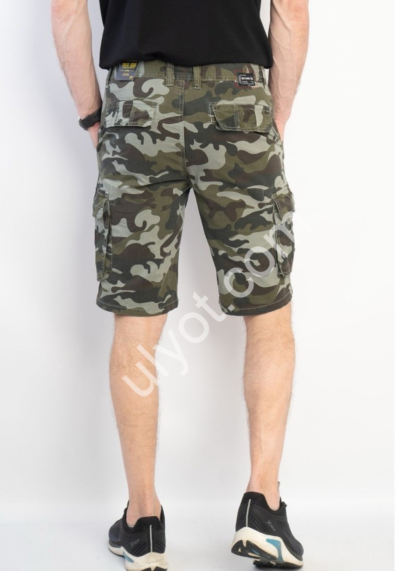 ШОРТЫ LS JEANS (30-38) СЕРЫЙ+ХАКИ 9230-2