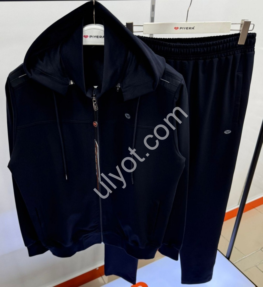 СПОРТ.КОСТЮМ PIYERA (XL-5XL) ПРЯМИЙ Т.СИНІЙ 7827