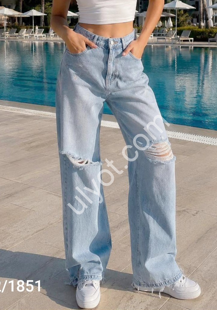 ДЖИНСЫ WOMAN DENIM (34-42) ГОЛУБОЙ 2012/1851