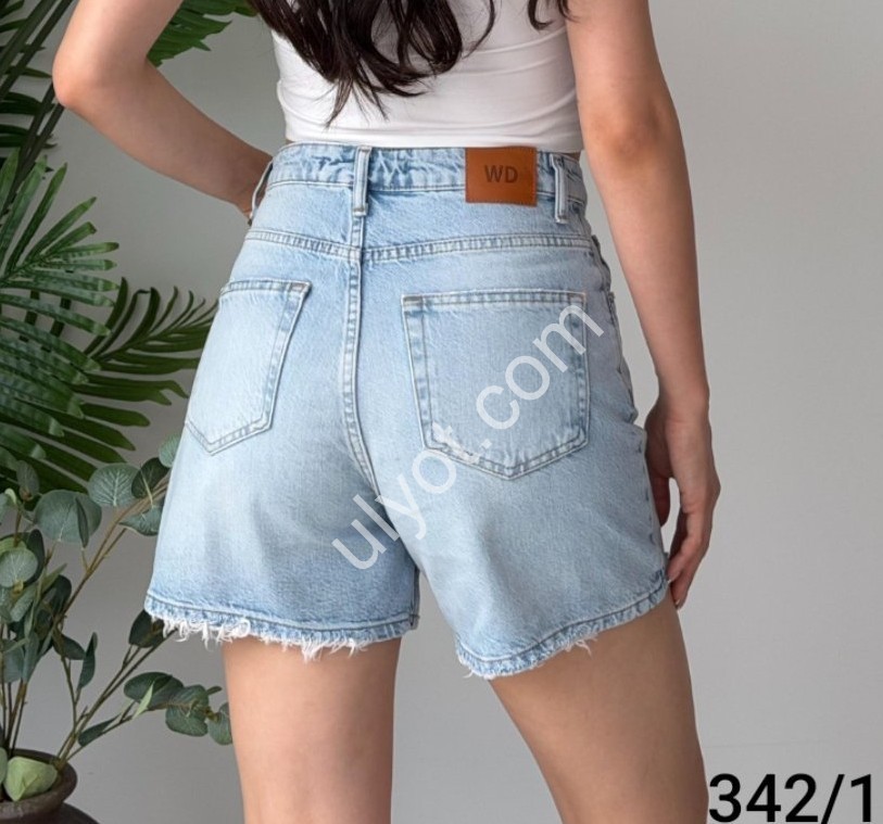 ШОРТЫ WOMAN DENIM (34-42) ГОЛУБОЙ 342/1853