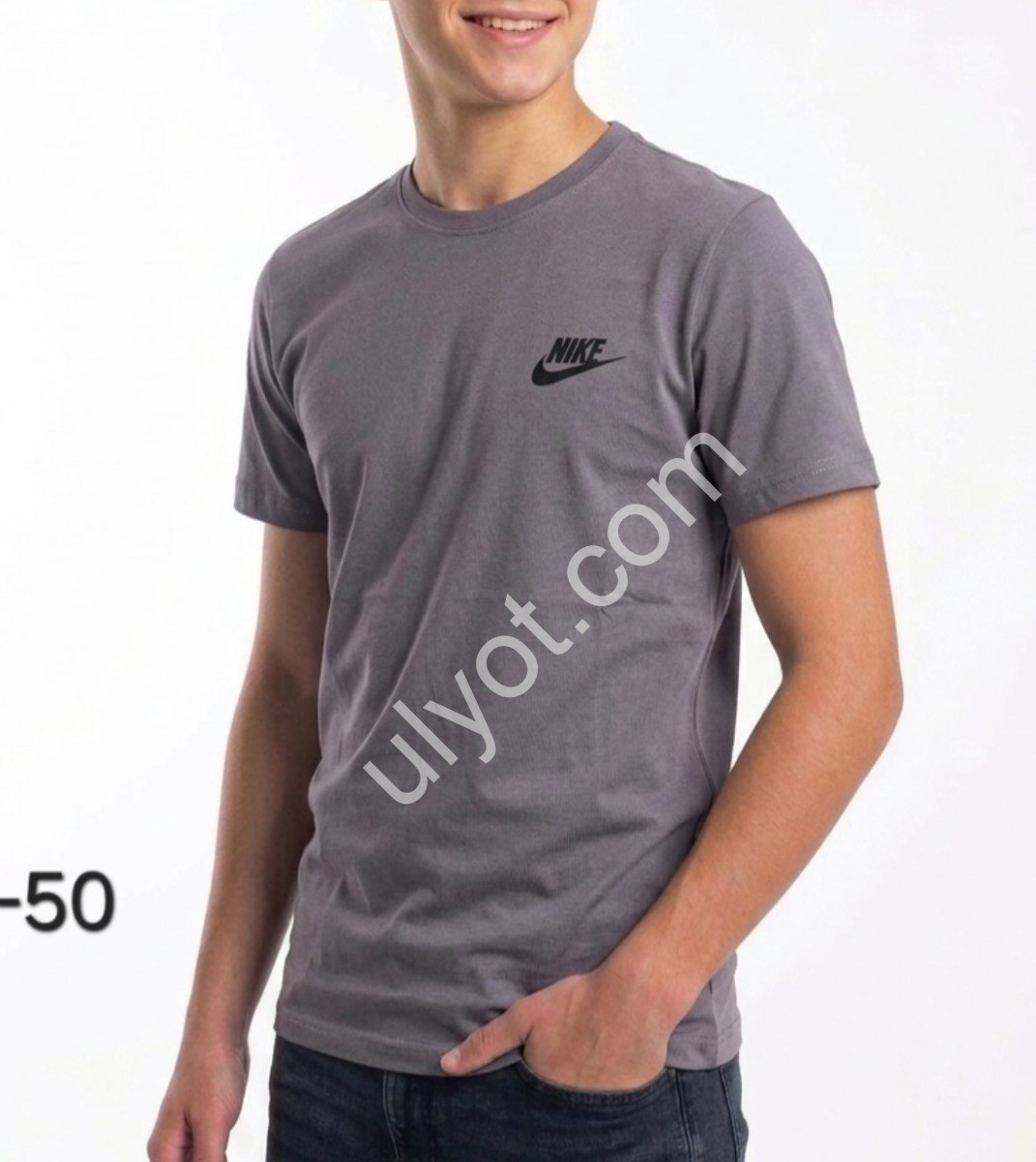 ФУТБОЛКА N02 (42-50) СІРИЙ