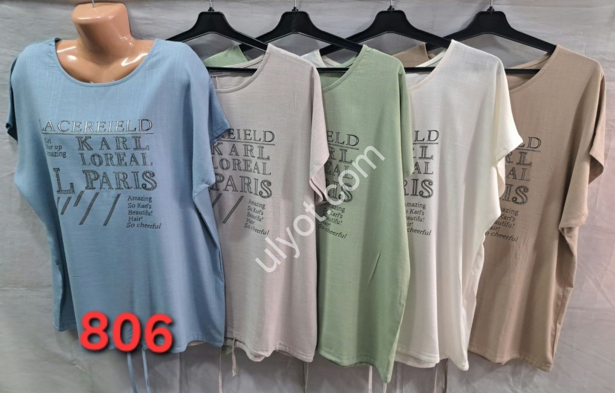 ФУТБОЛКА (ONESIZE 50-58) МИКС 806