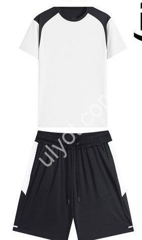 КОСТЮМ AUDSA (M-3XL) ЧЕРНЫЙ+БЕЛЫЙ A174