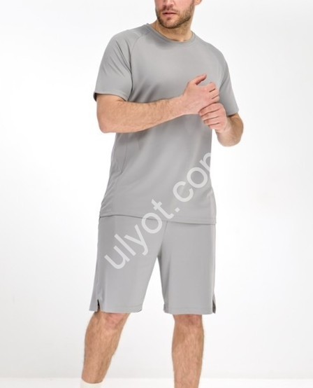 КОСТЮМ AUDSA (M-3XL) СВ.СЕРЫЙ A177