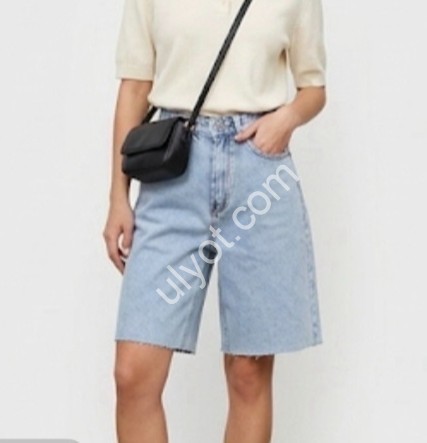 ШОРТЫ TOP SHOP (25-32) ГОЛУБОЙ 2622