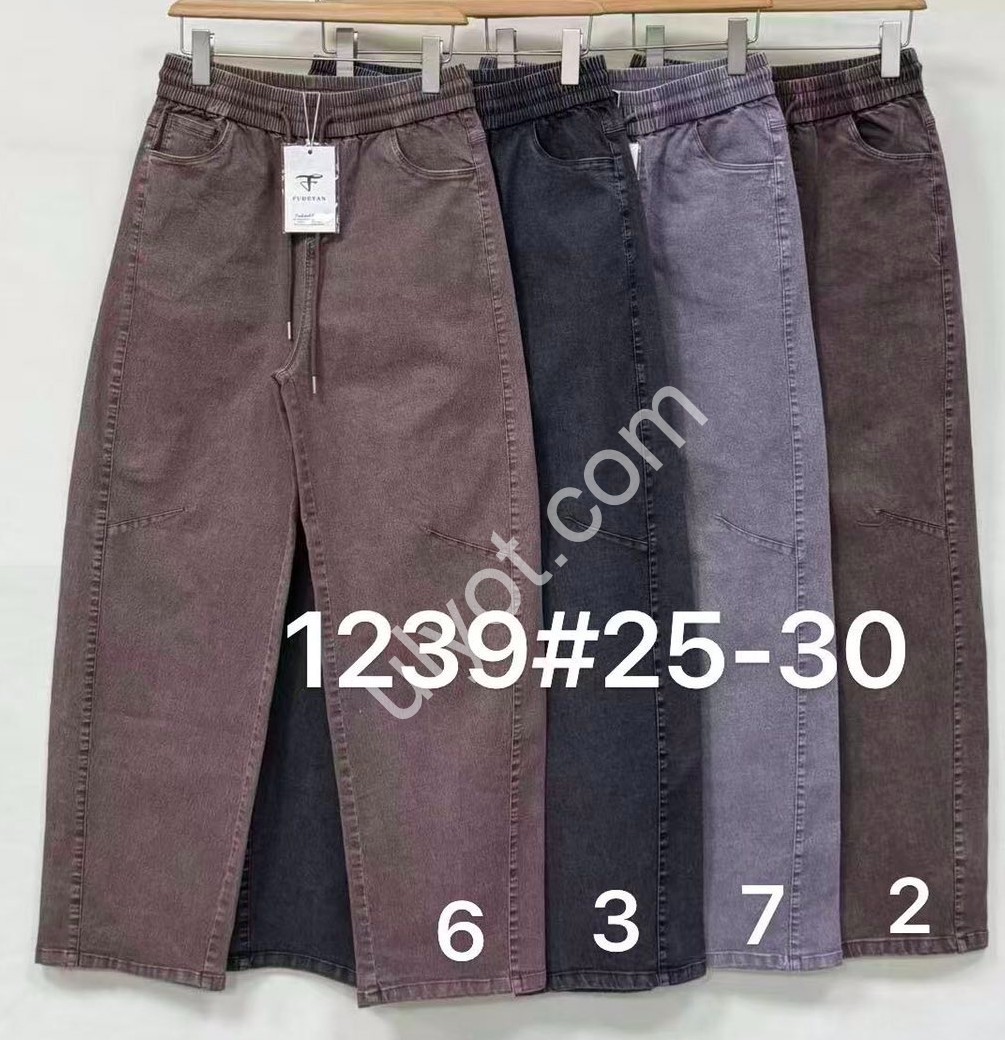 ШТАНЫ (25-30) СВ.СЕРЫЙ 1239-7
