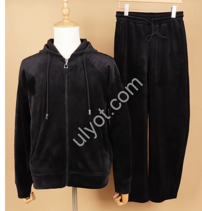 КОСТЮМ JJF (L-4XL) МЕХ ПРЯМОЙ Т.СЕРЫЙ 7010