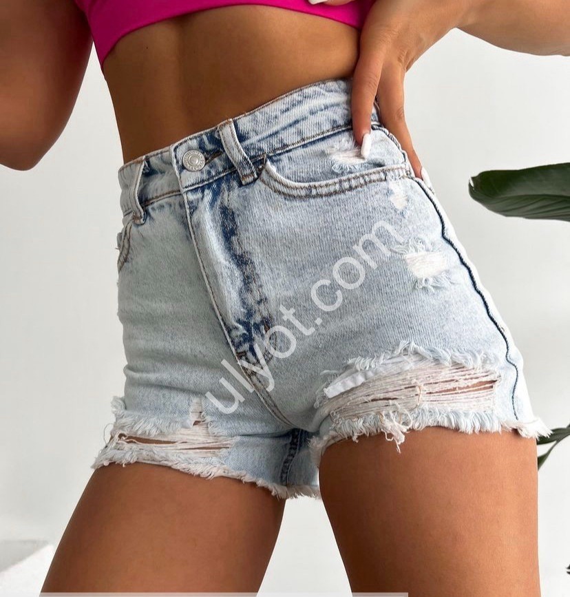 ШОРТИ TOP SHOP (25-30) СВ.ГОЛУБИЙ 8274