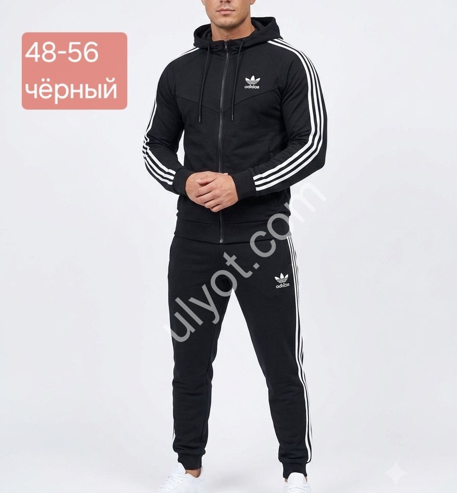 КОСТЮМ N02 (48-56) МАНЖЕТ ЧЕРНЫЙ 