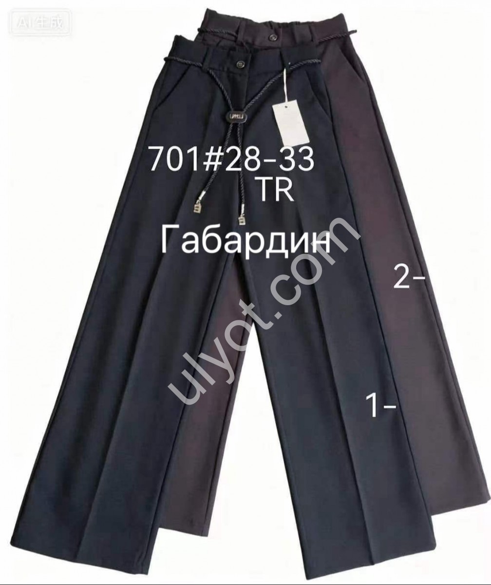 БРЮКИ (28-33) ЧЕРНЫЙ 701-1
