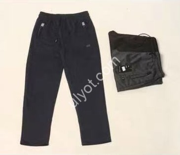 СПОРТ.ШТАНЫ (M-3XL) ПРЯМОЙ Т.СЕРЫЙ 2852