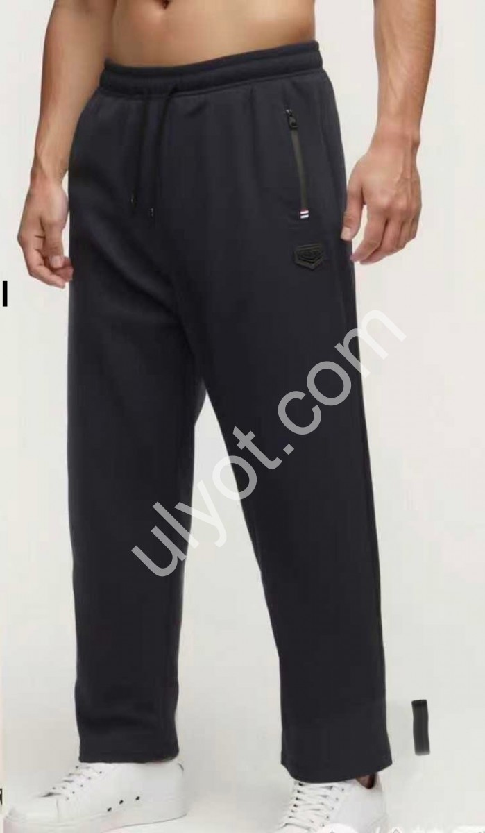 ШТАНИ (5XL-9XL) ПРЯМИЙ Т.СИНІЙ 2862