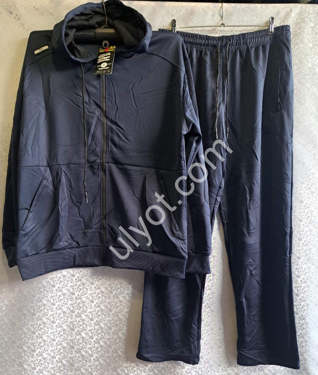 СПОРТ.КОСТЮМ (3XL-7XL) ПРЯМИЙ Т.СИНІЙ 6659