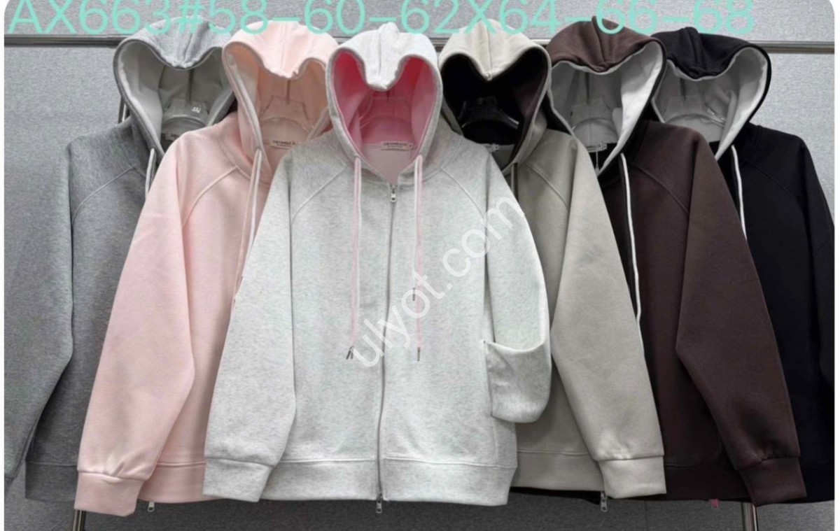 ХУДІ (ONE SIZE 46-50) МІКС AX663