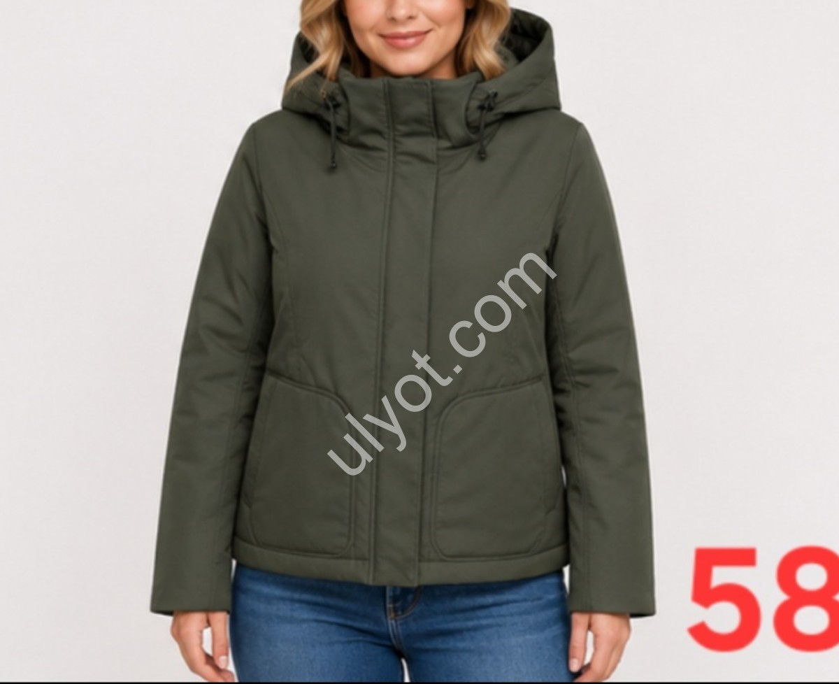КУРТКА LILIYA (S-2XL) ХАКИ 611-10