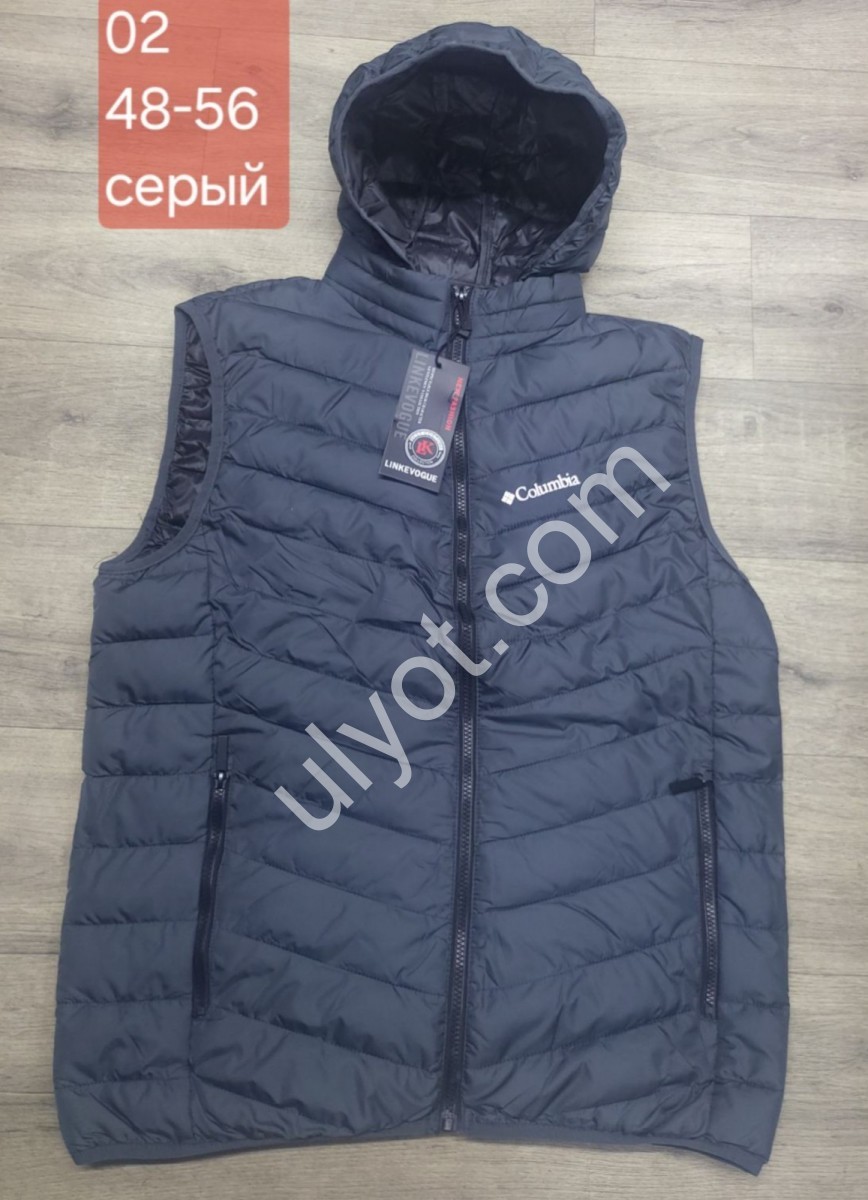 ЖИЛЕТКА C04 (48-56) СЕРЫЙ 02
