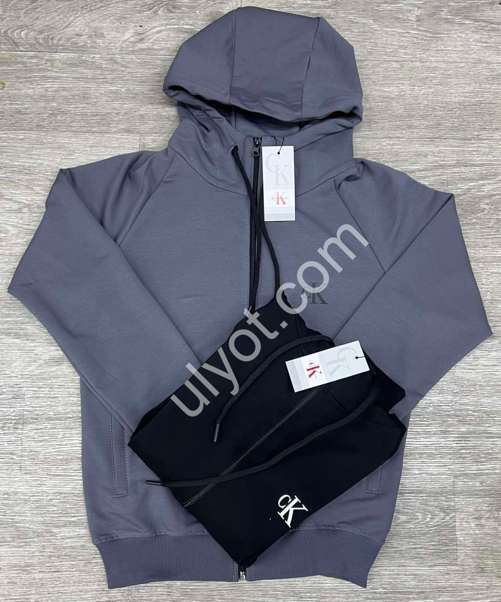 ХУДИ C22 (S-2XL) СЕРЫЙ 320