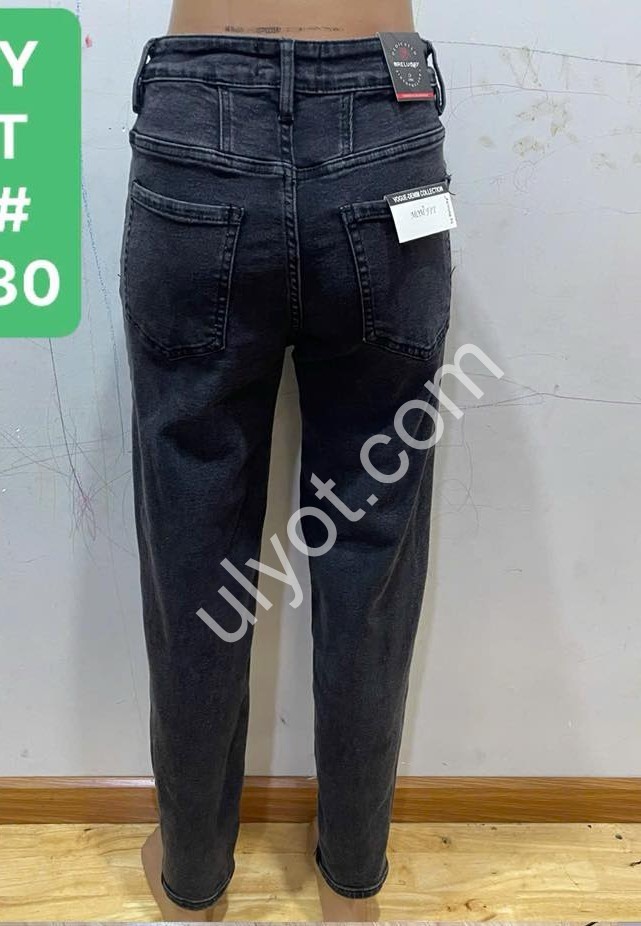 ДЖИНСЫ RELUCKY (25-30) ЧЕРНЫЙ M612-3