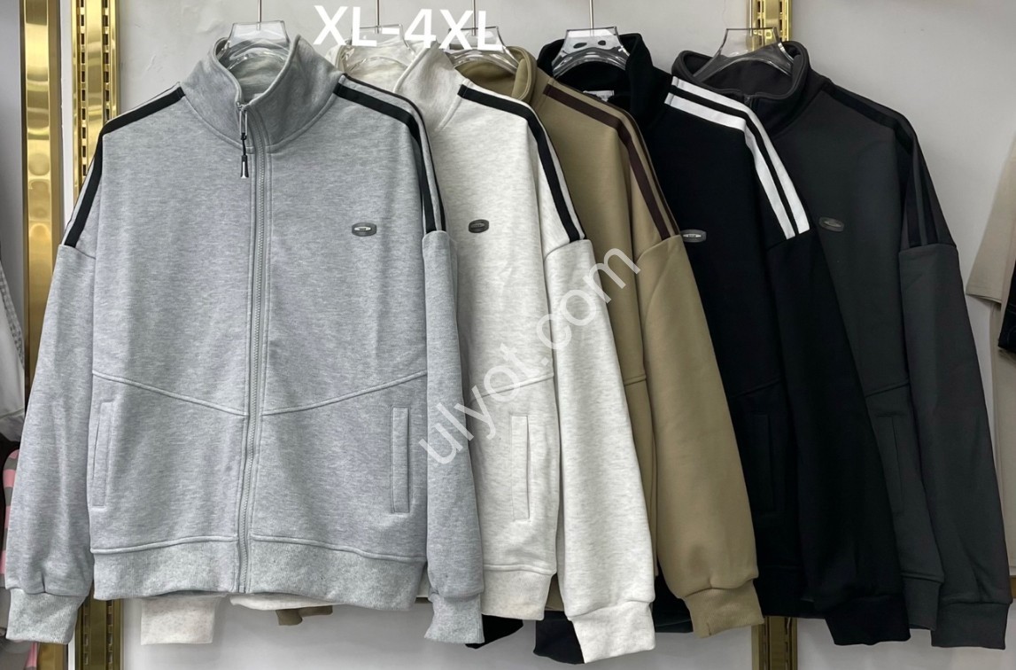 ХУДІ (XL-4XL) ФЛІС СВ.СІРИЙ 915