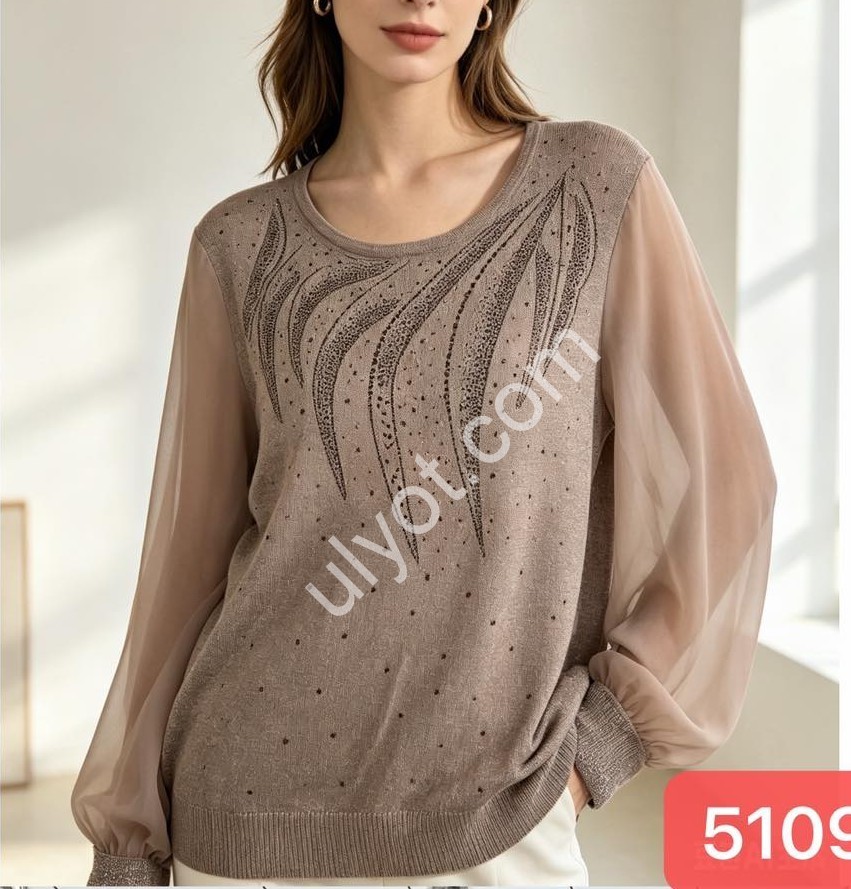 СВИТЕР (ONE SIZE 54-56) МИКС 5109