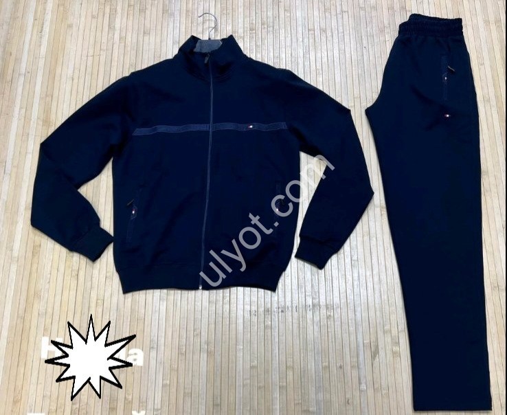 CПОРТ.КОСТЮМ (XL-3XL) ПРЯМОЙ Т.СИНИЙ 5846
