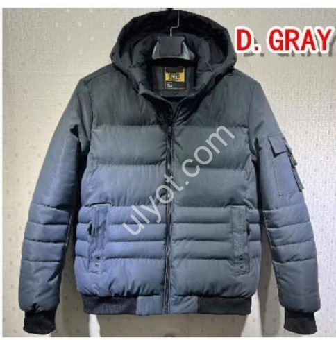 КУРТКА (M-3XL) Т.СЕРЫЙ D25828