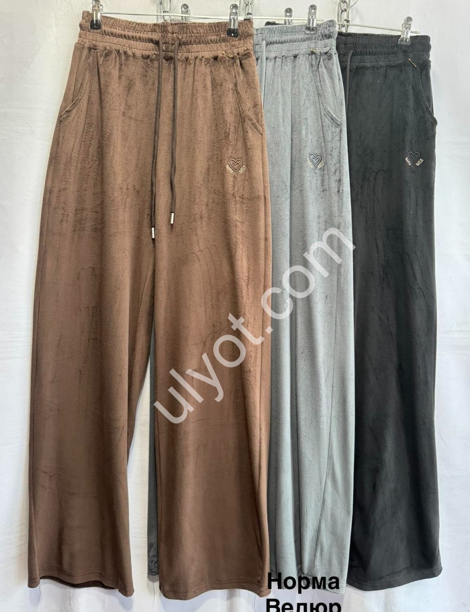 ШТАНИ (2XL-6XL) ПРЯМИЙ ЧОРНИЙ 103