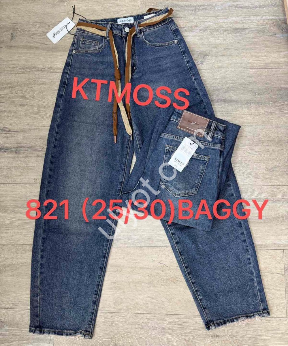 ДЖИНСИ KT.MOSS (25-30) Т.СИНІЙ 821