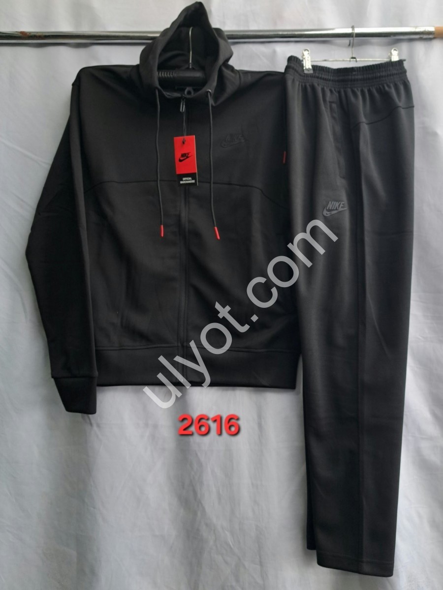 СПОРТ.КОСТЮМ N02 (48-58) ПРЯМОЙ ЧЕРНЫЙ 2616