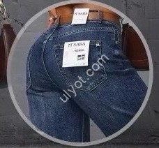 ДЖИНСИ M.SARA (M-4XL)Т.СИНІЙ 212-H