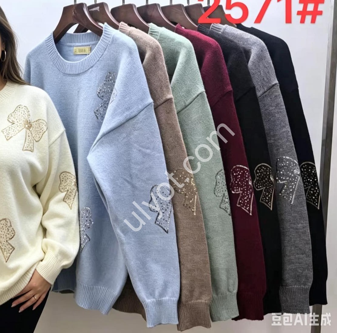 СВИТЕР (ONE SIZE 50-54) МИКС 2571