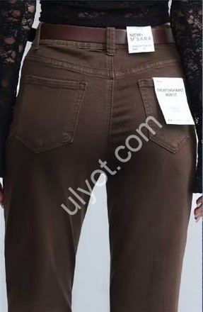 ДЖИНСЫ M.SARA (XS-XL) КОФЕ 5796-60
