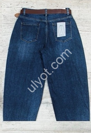 ДЖИНСЫ M.SARA (L-4XL) Т.СИНИЙ 1321-2