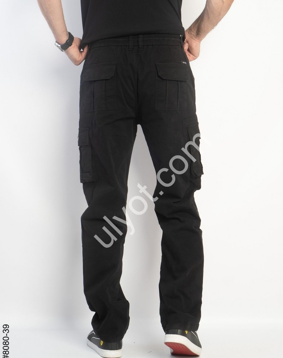 ШТАНИ (32-42) КАРГО ЧОРНИЙ 8080-39