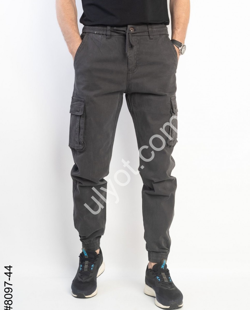 ШТАНИ (30-40) КАРГО СІРИЙ 8097-44