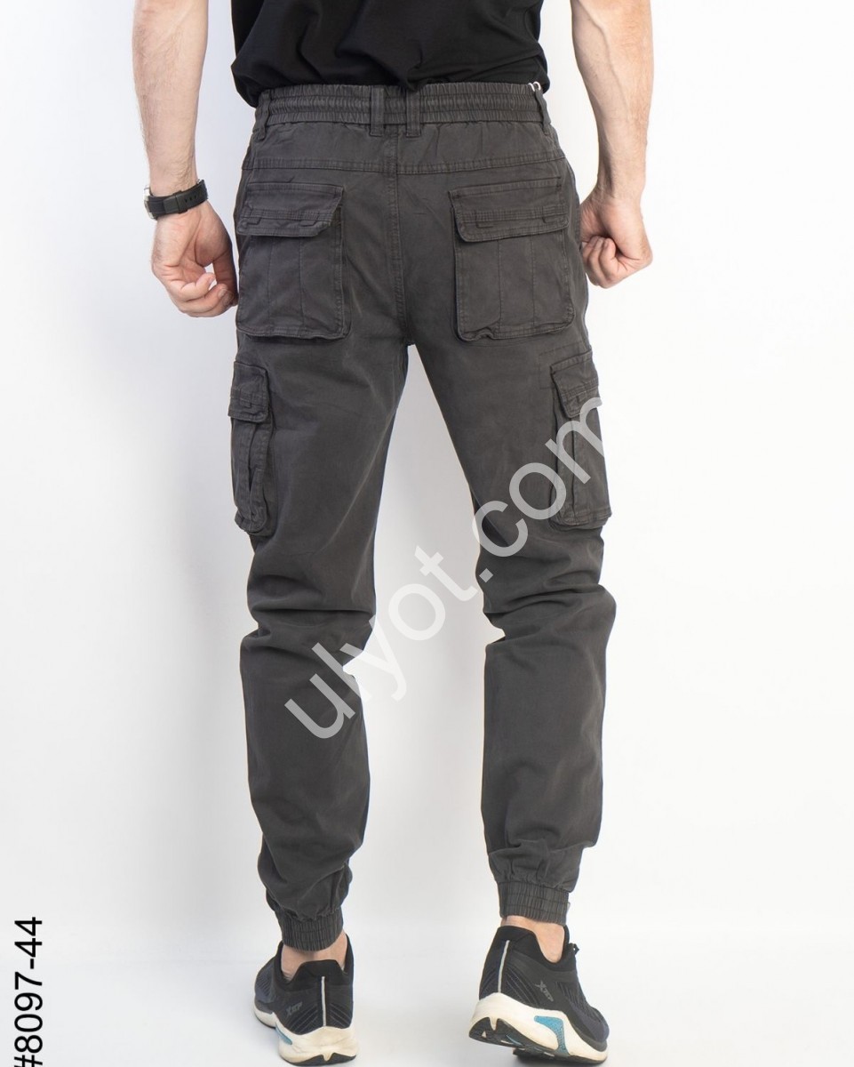 ШТАНИ (30-40) КАРГО СІРИЙ 8097-44